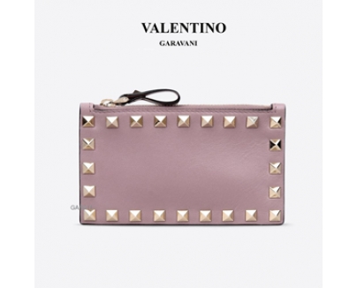 2017新作 ●VALENTINO●秋冬新作 ヴァレンティノスーパーコピー ロックスタッズ コインパース ＆ ケース LW2P0548BOL U31
