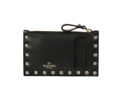 2017新作 ヴァレンティノスーパーコピー 【VALENTINO】ロックスタッズカードケース