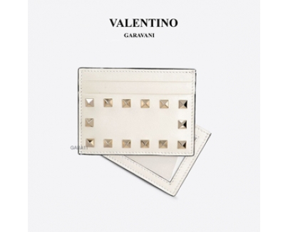 ●VALENTINO●2017秋冬新作 ヴァレンティノスーパーコピー ロックスタッズカードホルダー JW0P0364BOL I16