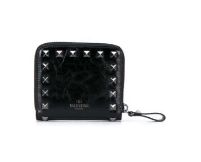 2017新作 ヴァレンティノスーパーコピー VALENTINO Rockstud compact wallet ヴァレンティノ★財布