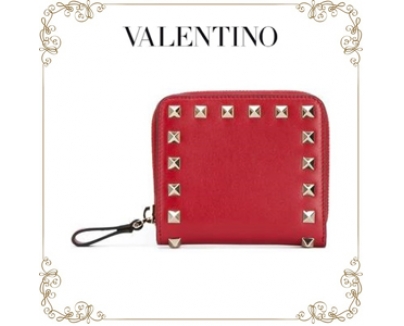 【大人気】17SS★ヴァレンティノスーパーコピー VALENTINO★Garavani ロックスタッズ 財布