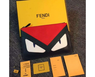 大人気！【フェンディクラッチスーパーコピー FENDI】キュートなモンスターBAGBUGSクラ
