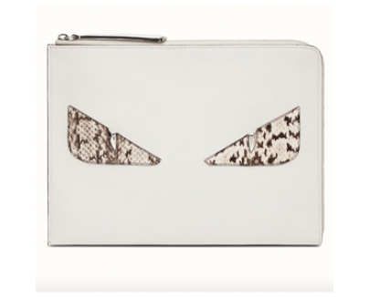 作！フェンディクラッチスーパーコピー FENDI☆iPadも入るCRAYONS モンスタークラッチバッグ 8M03705RRF02T1