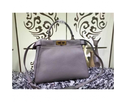 フェンディスーパーコピー FENDI ★人気 SELLERIA PEEKABOO レギュラーサイズ トフィー Gray 8BN290Q0JF0N8A