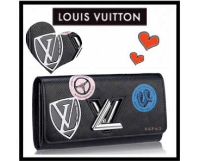 《超限定で希少争奪戦》2016秋冬新作 Louis Vuitton ルイヴィトンスーパーコピー ポルトフォイユツイスト　エピ　ブラック