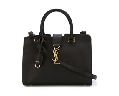 サンローランスーパーコピー Saint Laurent baby monogram cabas黒 Xゴールド
