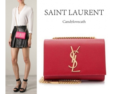 ★モノグラム★SAINT LAURENT サンローランスーパーコピー グレインレザー ショルダーバッグ 354121BOW0J/6422