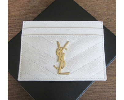 Saint Laurent サンローランスーパーコピー モノグラム カードケース★ホワイト 370775 BOW0G