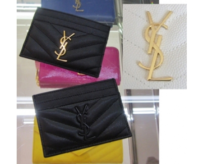 Saint Laurent サンローランスーパーコピー モノグラム カードケース★ブラック 370776 BOW0G
