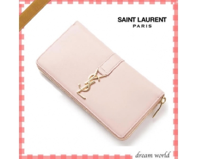 16春夏最新作★サンローランスーパーコピー Saint Laurent★ラウンドファスナー長財布 