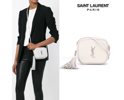 2016SS★Saint Laurent サンローランスーパーコピー モノグラム タッセル付 カメラバッグ/LG