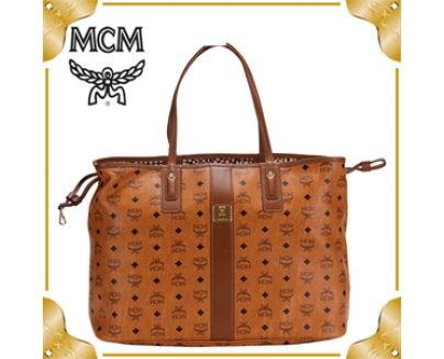 エムシーエム MCM スーパーコピー SHOPPER PROJECT VISETOS ショッパープロジェクトヴィセトス リバーシブルショルダーバックラージ COGNAC コニャック MWP5SVI21CO001 リュック