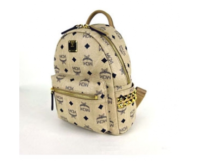 エムシーエム MCM スーパーコピー MMK5SVE41 IG001 ベージュ スタッズ BACKPACK リュック XS
