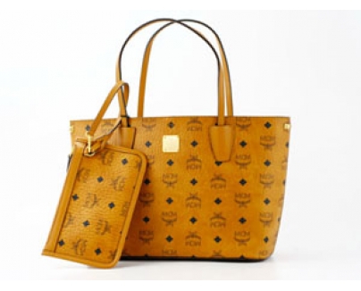 エムシーエム スーパーコピー【MCM】バッグ トートバッグMWP4AVI24 CO001 SHOPPER PROJECT トートバッグ ポーチ付 ライトブラウン レザー ユニセックス