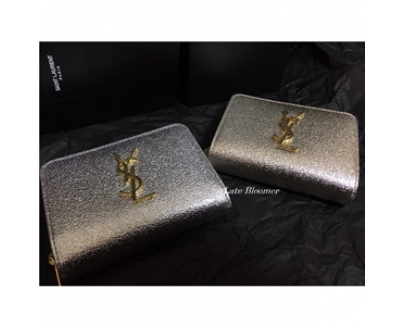 ★早期完売★ 【Saint Laurent】サンローラン スーパーコピー グリッター 折りたたみ財布 2色