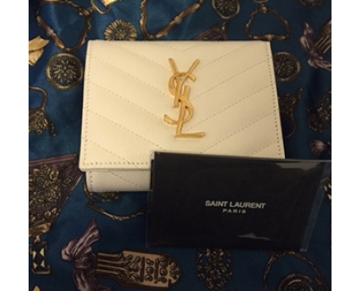 ラスト１点 Saint Laurent(サンローラン スーパーコピー)三つ折り折りたたみ財布