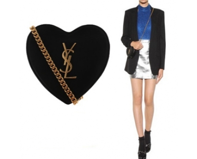 【Saint Laurent】サンローランスーパーコピー 16-17秋冬ラブハートチェーンバッグ 448053BWT0J1000
