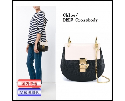 16-17新着! クロエバッグスーパーコピー CHLOE／Drew クロスボディバッグ バイカラー