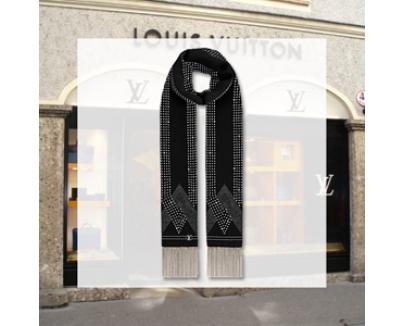 限定 16-17AW LOUIS VUITTON (ルイヴィトン マフラー スーパーコピー) ECHARPE CHAIN & V