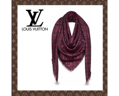 LOUIS VUITTON☆ルイヴィトン マフラー スーパーコピー CHALE MONOGRAM DENTELLE スカーフ M75507