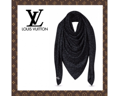 2015-16秋冬☆LOUIS VUITTONルイヴィトン マフラー スーパーコピー☆CARRE MAILLE LEOPARD スカーフ M75561