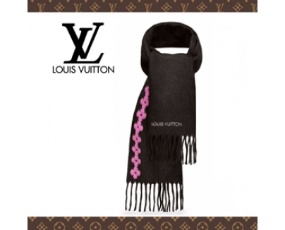 素敵♪2016-17AW☆LOUIS VUITTON☆ルイヴィトン マフラー スーパーコピー エシャルプ・フラワーズリバー M70469