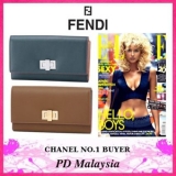 FENDI/フェンディスーパーコピー★ロック式×２つ折り財布 ★新作 ブルー/ブ...