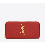 ☆SAINT LAURENTサンローランスーパーコピーモノグラムラウンドジップウ...