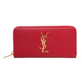 【SAINT LAURENT】サンローランスーパーコピー モノグラムラウンドファ...