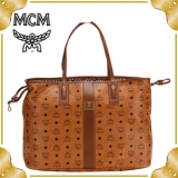 エムシーエム MCM スーパーコピー SHOPPER PROJECT VISETOS ショッパープロジェクトヴィセトス リバーシブルショルダーバックラージ COGNAC コニャック MWP5SVI21CO001 リュック