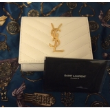 ラスト１点 Saint Laurent(サンローラン スーパーコピー)三つ折り折...