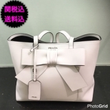 2017'新作SALE！PRADAプラダスーパーコピー りぼん付 レザートートバ...