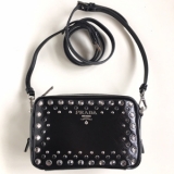 素敵♪♪☆《PRADA》プラダスーパーコピークリスタルビジュー ミニショルダー ...