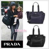 日本未入荷★セレブ愛用【国内送】PRADAプラダスーパーコピー マザーズバック ...