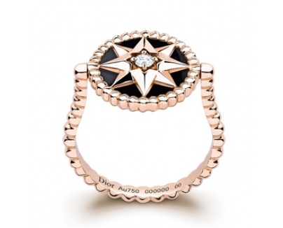 【Christian Dior】クリスチャンディオール 18Kローズゴールド ダイヤモンド リング