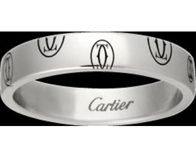★SELL★Cartierカルティエ リング スーパーコピー ハッピーバースデー ロゴリング WG SM B4050900
