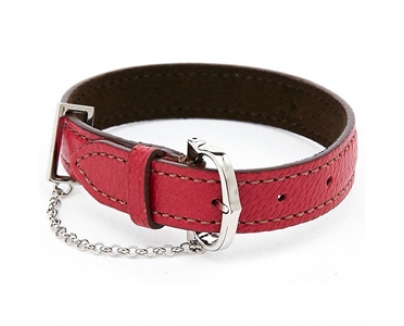 【Cartier】カルティエ ブレスレット スーパーコピー チェーンストラップ レザーブレスレット L3001 121 FUCSIA