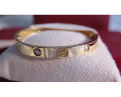 CARTIERカルティエ ブレスレット スーパーコピー 【LOVE4ブレスレットCRB60359/YELLOWゴールド+ダイヤ】