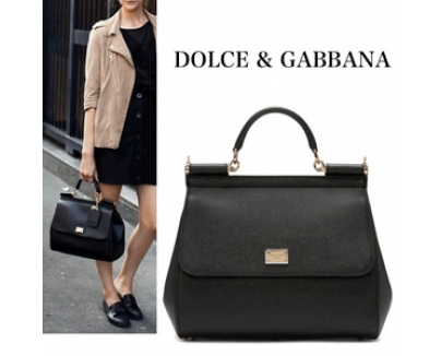 2017新作 SICILY Dolce&Gabbana(D&G)ドルチェ&ガッバーナ スーパーコピー バッグ DAUPHINEレザー ラージサイズ BB6235A100180999