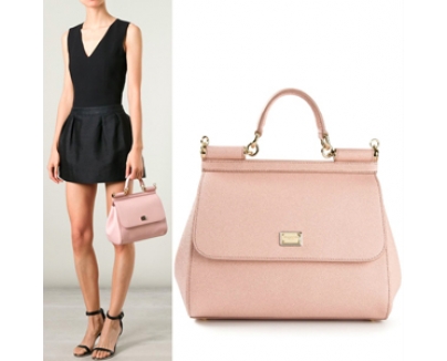 17SS Dolce&Gabbana(D&G)ドルチェ&ガッバーナ スーパーコピー DG189 MEDIUM‘SICILY’BAG IN DAUPHINE PRINT LEATHER