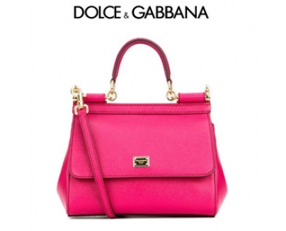 2017新作 【(D&G)ドルチェ&ガッバーナ スーパーコピー】DOLCE & GABBANA カーフレザーシチリアミニハンドバッグ