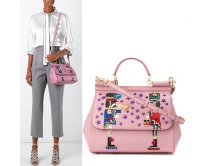 16-17AW Dolce&Gabbana(D&G)ドルチェ&ガッバーナ スーパーコピー DG765‘TOY SOLDIER’EMBELLISHED MEDIUM SICILY BAG
