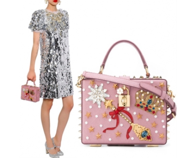 16-17AW Dolce&Gabbana(D&G)ドルチェ&ガッバーナ スーパーコピー DG658 EMBELLISHED DOLCE BOX