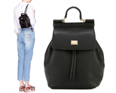 17SS Dolce&Gabbana(D&G)ドルチェ&ガッバーナ スーパーコピー DG232‘SICILY’LEATHER BACKPACK