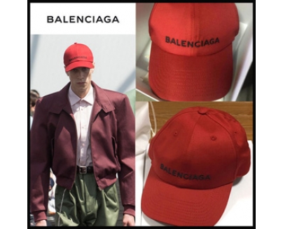 BALENCIAGAバレンシアガ スーパーコピー ロゴキャップ レッド