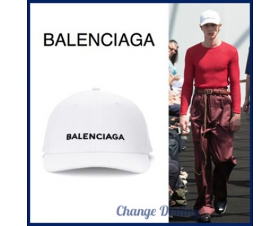 関税送料込☆17SS BALENCIAGAバレンシアガ スーパーコピー　ホワイトロゴキャップ☆