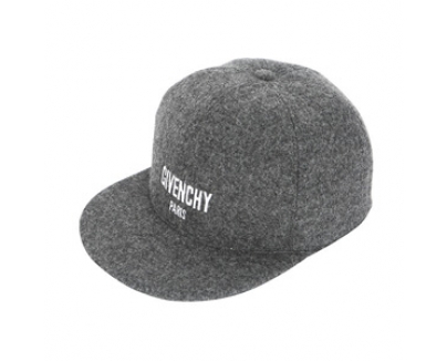 GIVENCHYジバンシィスーパーコピー 16AW ロゴ刺繍 ウール スナップバック/キャップ_GREY