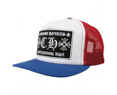 CHROME HEARTSクロムハーツスーパーコピー メッシュキャップ CH TRUCKER CAP 青&赤