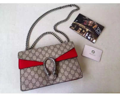 GUCCI(グッチコピー) 2015-16秋冬新作☆SALE セレブ愛用 GUCCI DIONYSUSショルダーバッグ Red