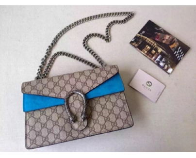 GUCCI(グッチコピー) 2015-16秋冬新作☆SALE セレブ愛用 GUCCI DIONYSUSショルダーバッグ Blue